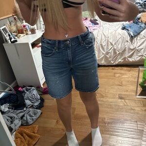 American Eagle Outfitters Blue Denim Women's Bermudas